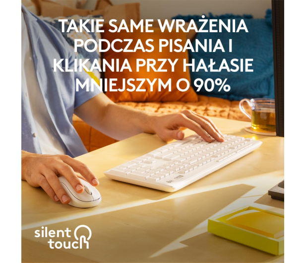 LOGITECH MK295 Silent Wireless Combo Offwhite - 595517 - zdjęcie 7